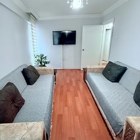 With Kitchen In The Center Apartment